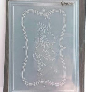 Embossing Folder, Thank You Embossing Folder, Darice Embossing Folder ...
