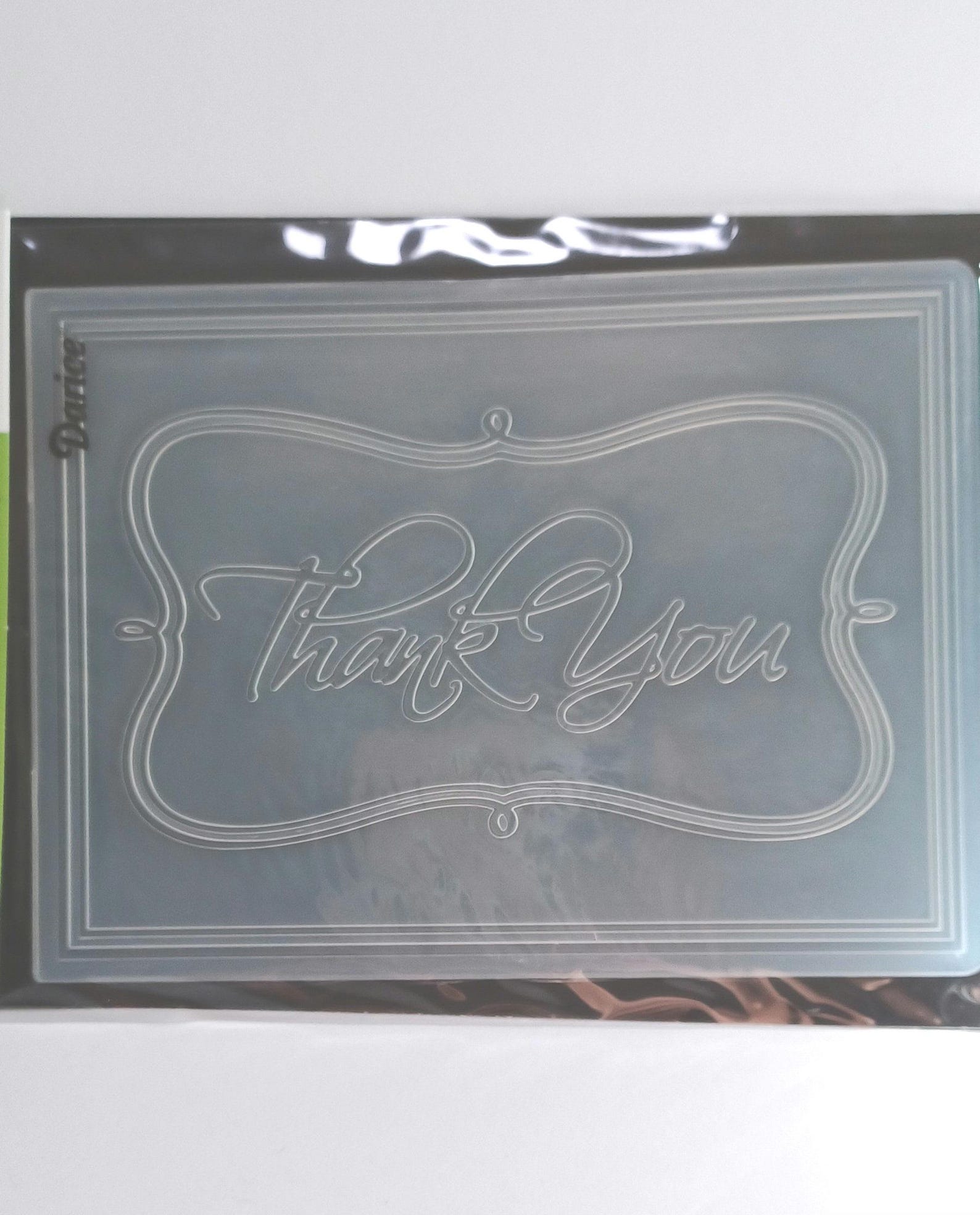 Embossing Folder, Thank You Embossing Folder, Darice Embossing Folder ...