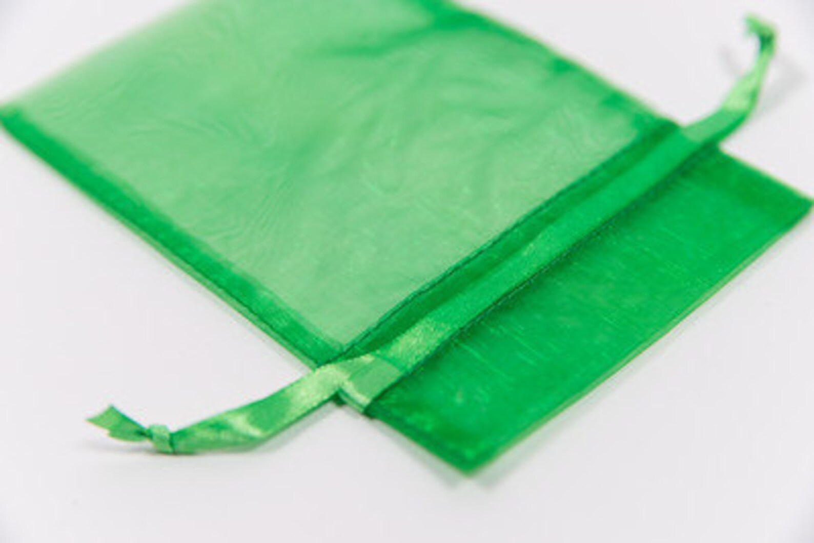 100 Emerald Green Organza Bags 4x6 inch Sheer Bags Sheer Etsy