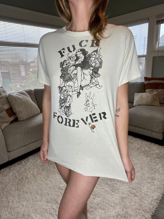 F*ck Forever Punk T-Shirt - Super Rare & as nasty 