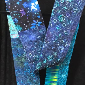 Patchwork scarf boho