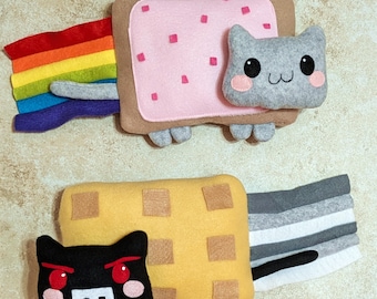 Nyan Cat Plush SET with Tac Nayn Plush | Meme plush, Plushes for kids, Birthday gift, Kawaii Plush, Collectible Gift, Couple's gift plush