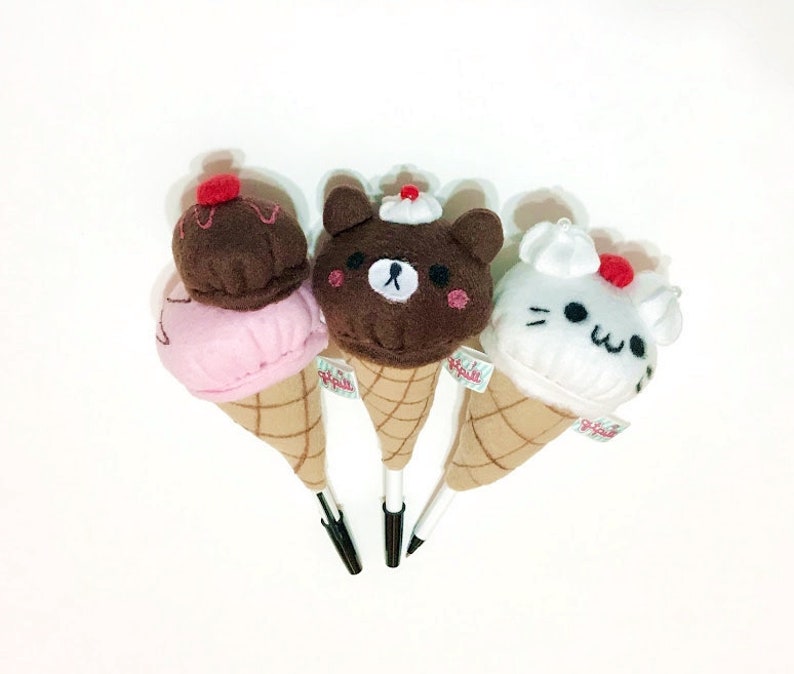 ice cream stuffed animal