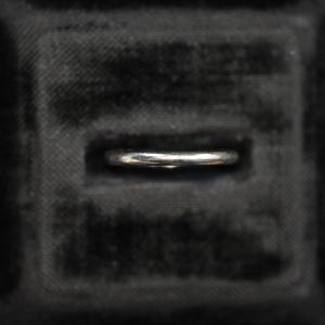 Vintage Estate White Gold Wedding Band Simple 14ct Stacker Stacking Ring Size 6 Estate Jewelry Luna Merchant - The Sleek Band Ring