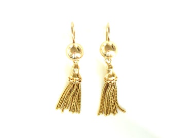 The Gold Tassel Earrings
