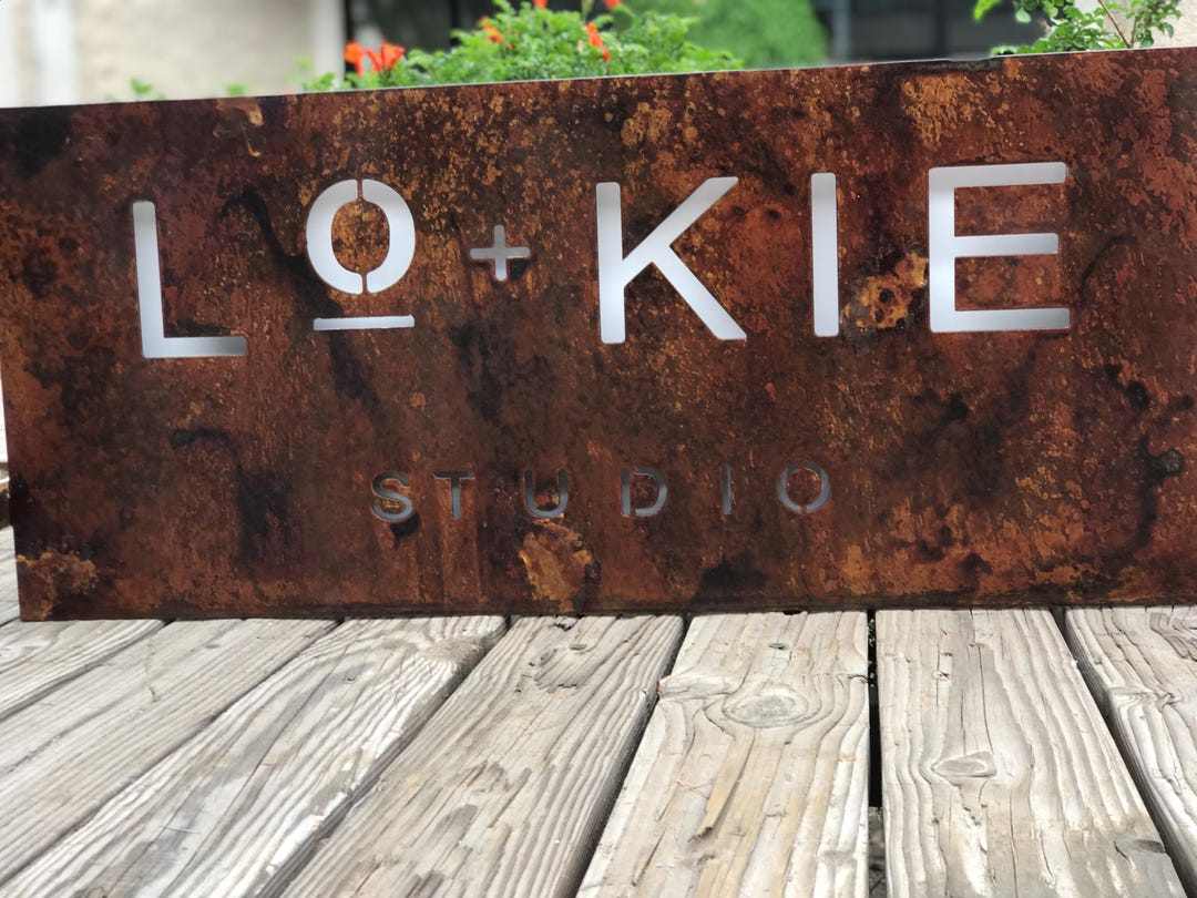 Layered Metal Sign With Standoff Spacing | Arizona Plasma Custom Metal ...