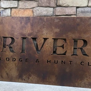 Monument Sign | Custom signs | Large metal signs | Business Signs | Rustic Signs | Outdoor Signs | Personalized Metal Signs |Made in USA
