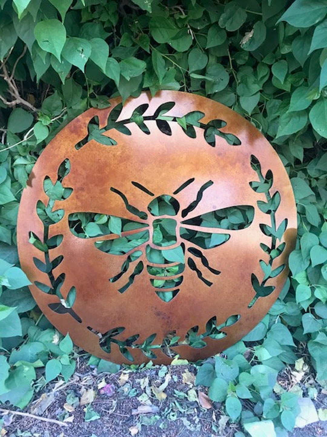 Bee Decor Metal Sign Metal Wall Decor Bee Metal Gift Idea Bee Lover Etsy