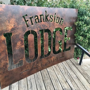 Custom Metal signs | metal sign | Large metal signs | Business Signs | Rustic Signs | Outdoor Signs | Personalized Metal Signs |Made in USA