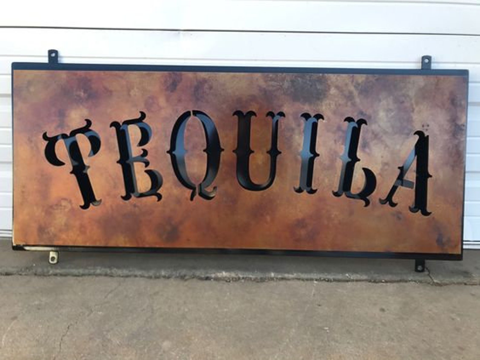 Large Custom Business Sign | Double Layer Sign With Frame | Framed ...