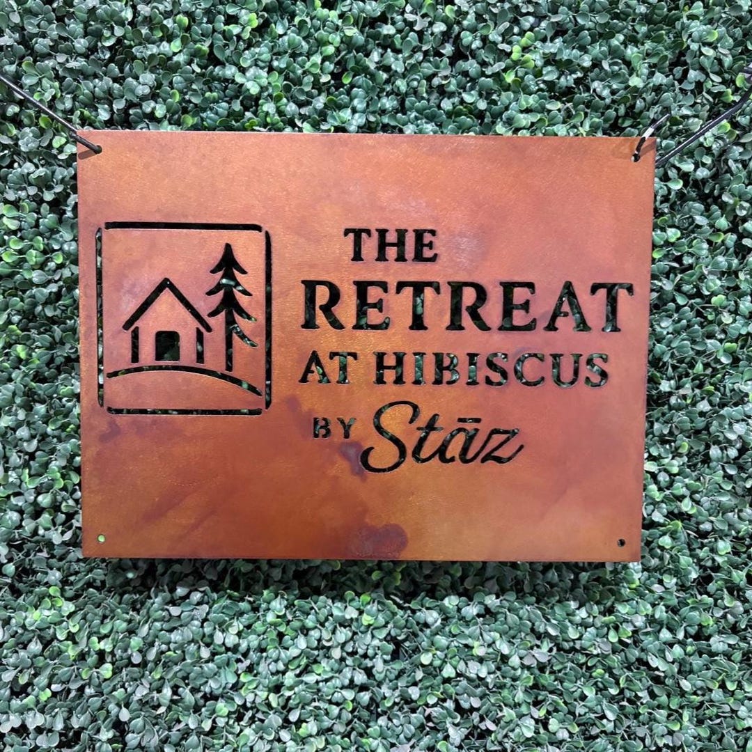 Custom Metal Sign | Rustic Outdoor Decor | Made in USA | Monument ...