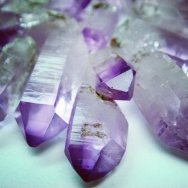 Pair - Purple Vera Cruz Amethyst Crystal Points - 2 Pieces