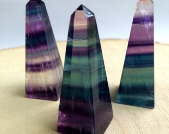 Rainbow Fluorite Obelisk Crystal Generator