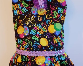 Birthday dog dress