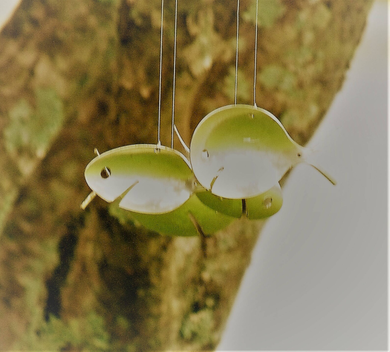 Crystal Ball Jelly Fish & Spoon Fish Windchimeunique Nautical Etsy