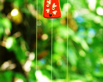 Peint en bois Expression croix & cuillère poisson Windchime-famille amour foi religieuse pendaison de crémaillère-Crucifix Art-Protection de Dieu amour-Sauveur