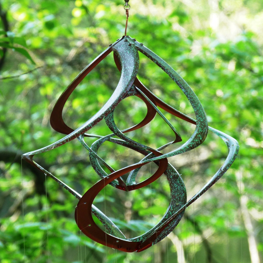 buy online and worldwide shipping Bronze Patina Spiral Cosmix Wind