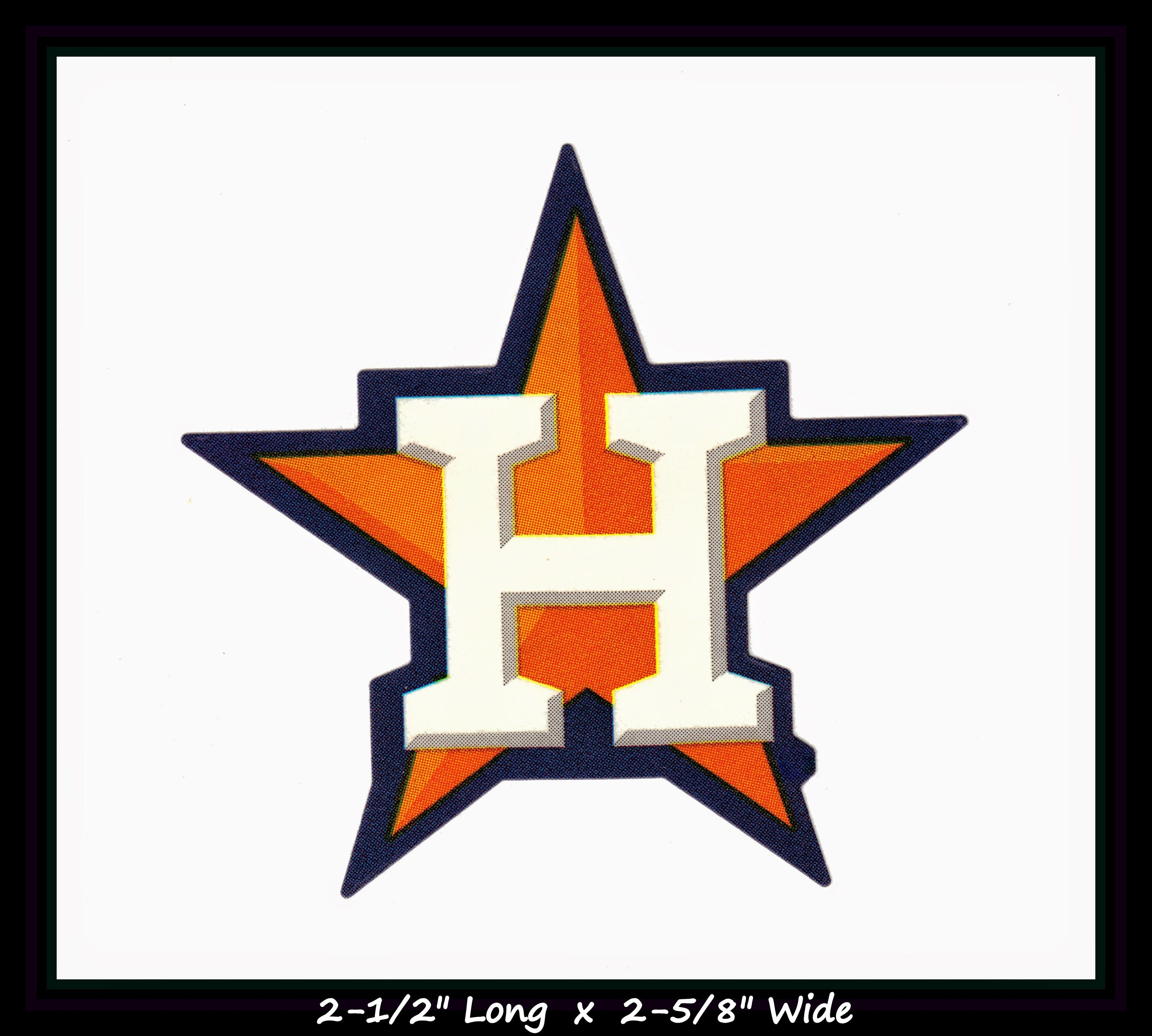 Houston Astros Sticker.Baseball Stickers.Team Logo Etsy