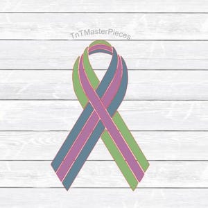 MBC - Breast Cancer Awareness - Ribbon Vinyl Decal / Magnet