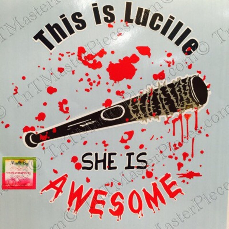 Walking Dead Decal - Etsy