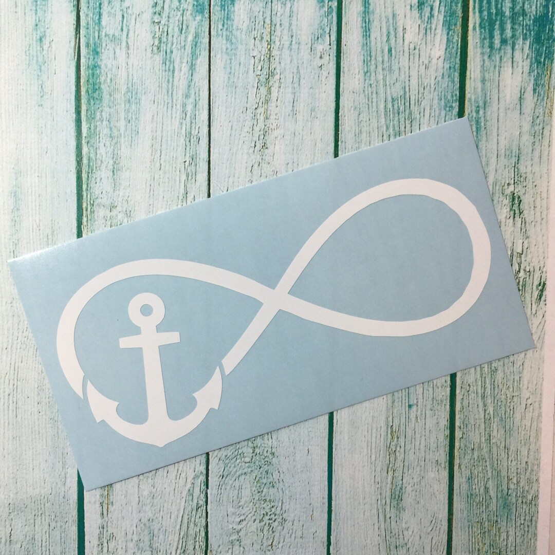 Anchor / Infinity / Vinyl Decal/bumper Sticker/window Sticker - Etsy