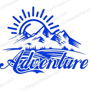 Mountains | Adventure Vinyl Decal