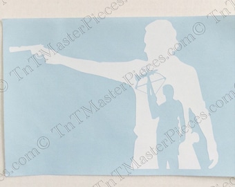 Rick Grimes, Daryl Dixon, The Walking Dead inspired Vinyl decal