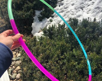 PRE-ORDER only (ships 6/27) Multi tone 5/8 polypro hula hoop