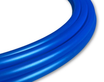 UV Blue 5/8 Polypro hula hoop