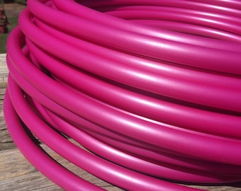 PRE-ORDER only (ships 6/27) HDPE Rubellite hula hoop 5/8 & 3/4 avalailable