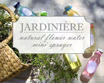 Flower Water - Mini Sprayer // Natural, Light Fragrance Spray // Purse, travel size