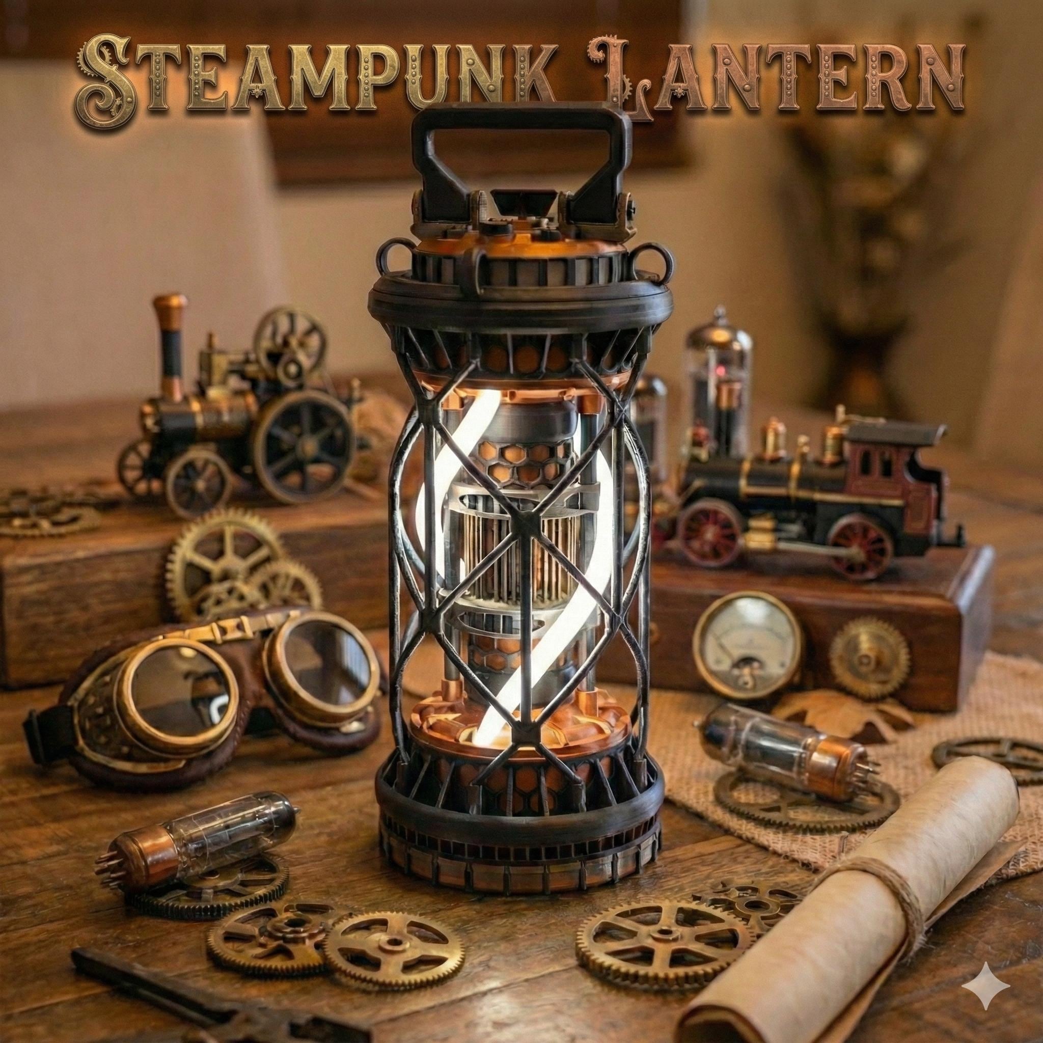 Steampunk lantern - Etsy 日本