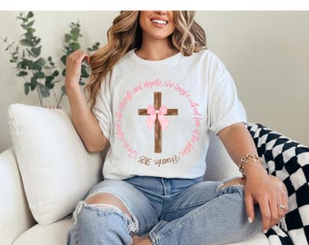 She is worthy PNG, Proverbs 31:25 PNG, Christian Coquette Design