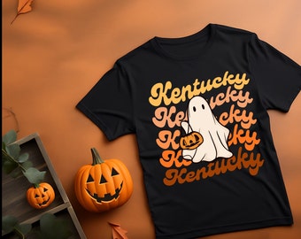 Kentucky PNG, Kentucky fall, Kentucky Halloween, Sublimation, Kentucky Digital Download, Kentucky Ghost PNG