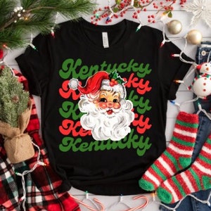 Kentucky Christmas PNG, Kentucky Santa PNG, Kentucky PNG, Kentucky Christmas Digital Download