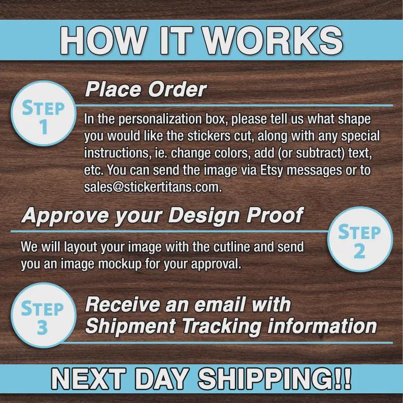 120 2.5" Custom Vinyl Stickers / Die Cut Stickers / Logo Stickers ...