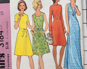 UNCUT Mccall's 3184 Misses Wrap Tops With Neckline Variations Sewing  Pattern Size xsm-sml-med or Size Med-lrg 