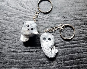 Ghosties KEYCHAIN | Made from homemade clay