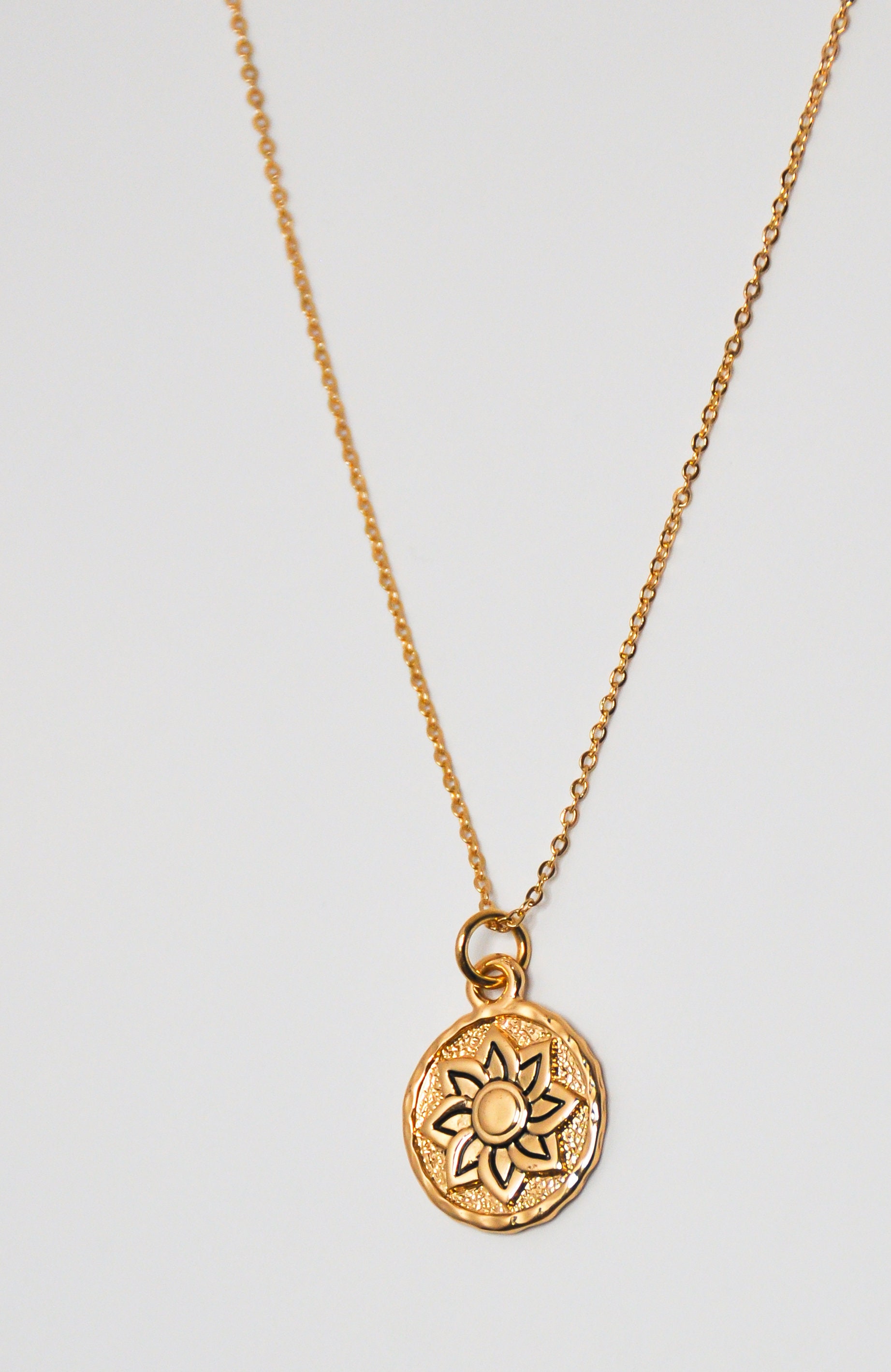 Geometric Sun Symbol Gold Necklace Silver Pendant Necklace - Etsy
