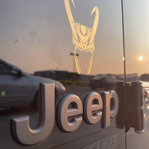 Loki’s Helmet Vinyl Decal