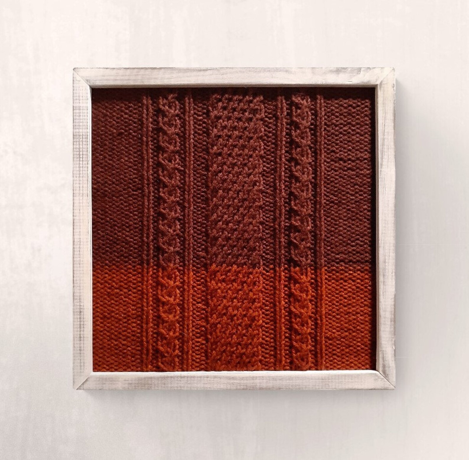 Framed Knit Wall Art Etsy