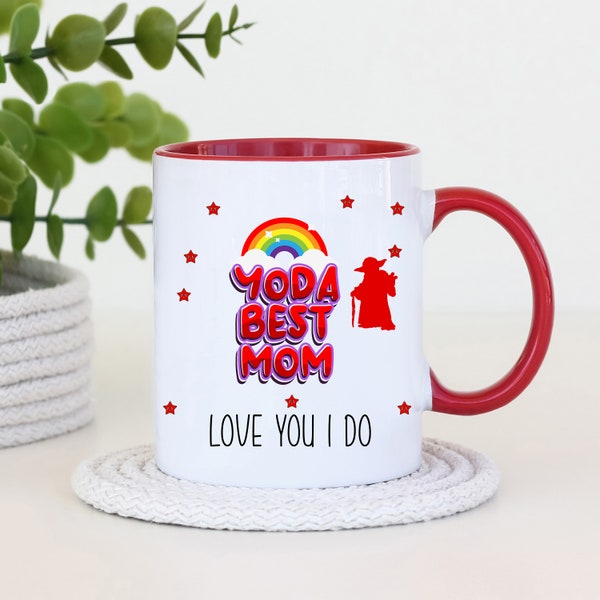 Mother's Day Mug Gift | Yoda Best Mom | Birthday Present | Mother's Day | Unique Christmas Gift | Mom Birthday Mug | Gift Ideas for Women
