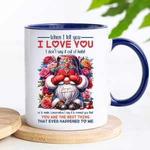 Valentine's Mug | Romantic 'I Love You' Mug | Anniversary Gift for Her | Gifts for Him | Coffee Cup | Valentine's Day | Gift Ideas