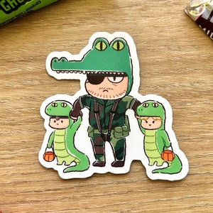 MGS Halloween Stickers | Metal Gear Solid, Metal Gear, Metal Gear Solid Stickers, Video Game Stickers, Hydro flask Stickers, Laptop Sticker