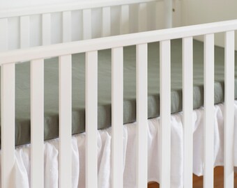 olive green cot sheet