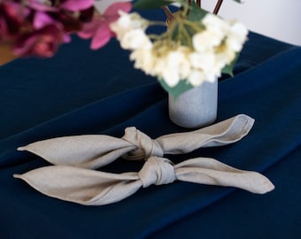 NAPKINS in natural grey made to order of very SOFTENED 100% LINEN 16"x16" or 40x40 cm, napkins cloths