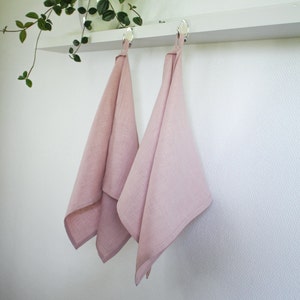 100% linen towels with loop