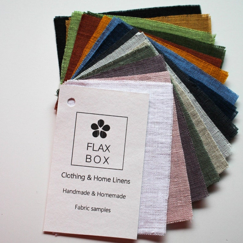 Premium 100% Linen Fabric , softened, woven of European flax, medium heavy image 3