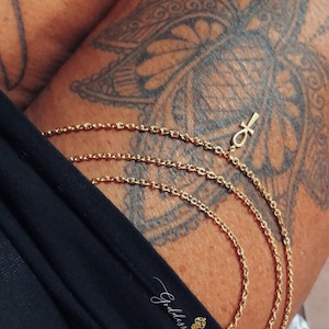 Charm Garter Thigh Chain Ankh Scorpion Thigh Jewelry African Thigh Chain Body Jewelry Nefertiti African Goddess Exotic Dancer, Burlesque