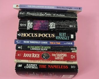 Choose One Or More! Horror Spooky Anne Rice Kurt Vonnegut Vintage Books